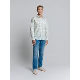 No Excess - Stretch Overhemd - Met Print