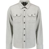 No Excess - Sweat Overshirt - Grijs - Knoopsluiting