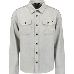 No Excess - Sweat Overshirt - Grijs - Knoopsluiting