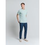 No Excess - T-shirt - Blauw - Slubstof
