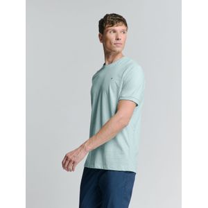 No Excess - T-shirt - Blauw - Slubstof