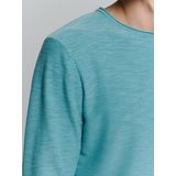 No Excess Mannen Trui Met Ronde Hals Azuur