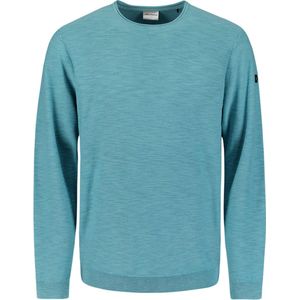 No Excess Mannen Trui Met Ronde Hals Azuur