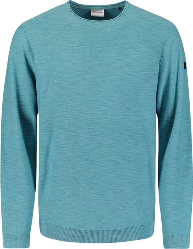 No Excess Mannen Trui Met Ronde Hals Azuur