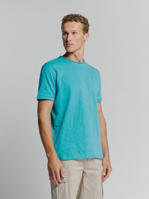 No Excess - T-shirt - Slubstof - Blauw