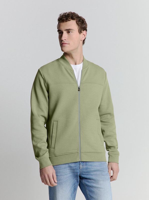 About You - Sweatvest - Effen - Opstaande Kraag - Lange Mouwen