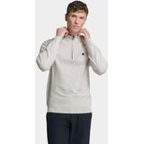 Sweater met halve ritssluiting