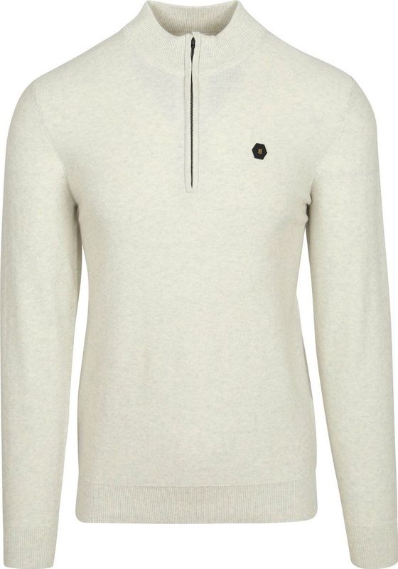 Mi Piace - Blouse - Beige - Travelstof - Knoopsluiting en Klassieke Kraag