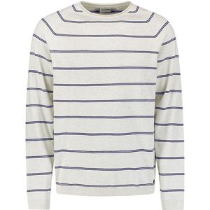 No Excess Ecru Dessin Heren Trui - Stijlvol en Comfortabel