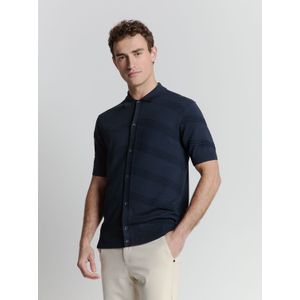 No Excess - Polo 27210271 - Donkerblauw - Herenpolo - Ademend Materiaal