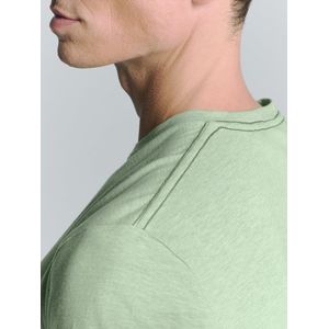 T-shirt - Luchtig - V-hals - Zachte Katoenen Jersey - Normale Pasvorm