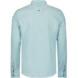 Jersey - Overhemd - Blauw - Katoen - Stretchmateriaal