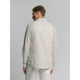 Overhemd - Gestreept - Linnen - Regular Fit - Lange Mouw