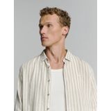 Overhemd - Gestreept - Linnen - Regular Fit - Lange Mouw