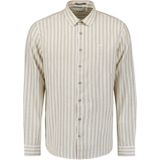 Overhemd - Gestreept - Linnen - Regular Fit - Lange Mouw