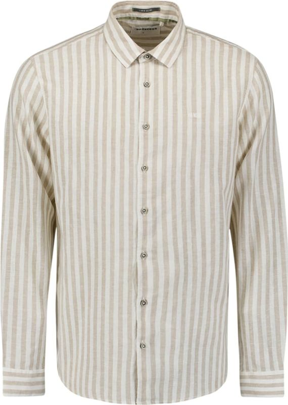 Overhemd - Gestreept - Linnen - Regular Fit - Lange Mouw