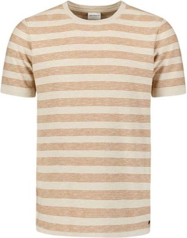 No Excess Pullover short sleeve crewneck stri