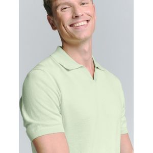 No Excess - Regular Polo - Lichtgroen - Katoen/Polyamide