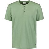 No Excess - Heren Shirt - Groen - Katoen - Korte Mouwen