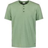 No Excess - Heren Shirt - Groen - Katoen - Korte Mouwen
