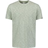 T-shirt - Crewneck - Melange Strepen