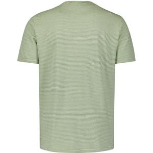 No Excess - T-Shirt Crewneck Stripes - Mint - Katoen