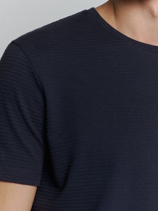 No Excess - T-shirt - Blauw - Katoen