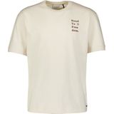 Shirt - Jersey - Motiefprint - Halve Mouw - Losse Pasvorm