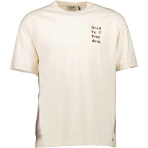 Shirt - Jersey - Motiefprint - Halve Mouw - Losse Pasvorm