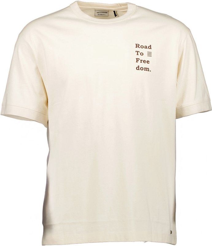 Shirt - Jersey - Motiefprint - Halve Mouw - Losse Pasvorm