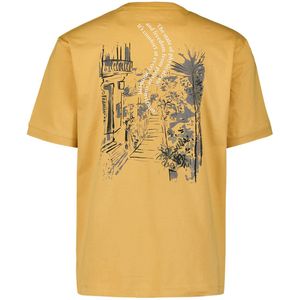 No Excess - Heren Shirt - Geel - Katoen - Model 27350350