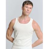 No Excess - Singlet - Offwhite - Ribbelkatoen