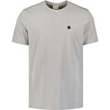 T-shirt - Gestreept - Jersey - Ronde Hals - Kwartmouw - Normale Pasvorm