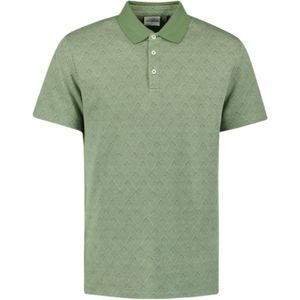 T-shirt - All-over Patroon - Katoen - Kwartmouw - Normale Pasvorm