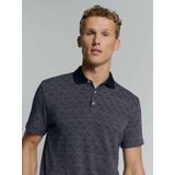 No Excess - Polo - Blauw - 100% Katoen