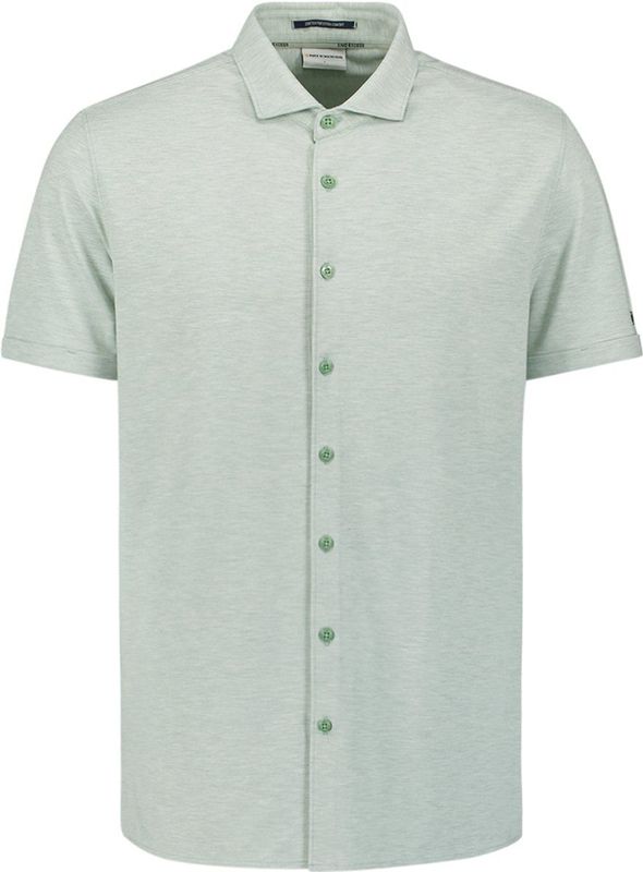 No Excess - Overhemd - Mintgroen - Regular Fit - Kwartmouw