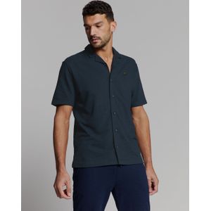 Shirt - Effen - Jersey - Regular Fit - Kwartmouw