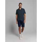 Shirt - Effen - Jersey - Regular Fit - Kwartmouw