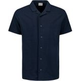 Shirt - Effen - Jersey - Regular Fit - Kwartmouw