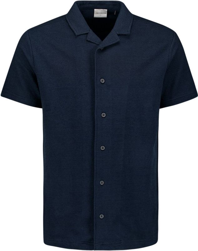 Shirt - Effen - Jersey - Regular Fit - Kwartmouw