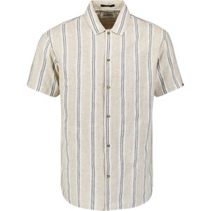 No Excess - Bobby - Overhemd - Zand - Katoen/Linnen - Korte Mouwen