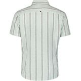 No Excess Shirt Short Sleeve Dobby Vertical Stripe With Linen Ice (27440325 - 151)