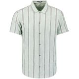 No Excess Shirt Short Sleeve Dobby Vertical Stripe With Linen Ice (27440325 - 151)