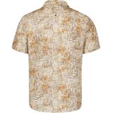 No Excess Shirt short sleeve revers collar al yellow