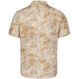 No Excess Shirt short sleeve revers collar al yellow