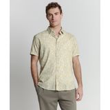 No Excess - Shirt - Geel - Kortemouw - Allover Printed