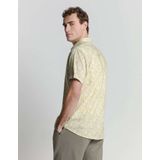 No Excess - Shirt - Geel - Kortemouw - Allover Printed