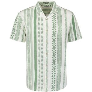 No Excess Shirt short sleeve revers collar sl green