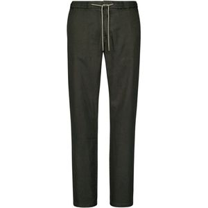 No-Excess - Broek - Zwart - Linnen