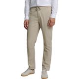 No Excess - Pants With Linen Garment Dyed - Licht Desert - Harembroeken